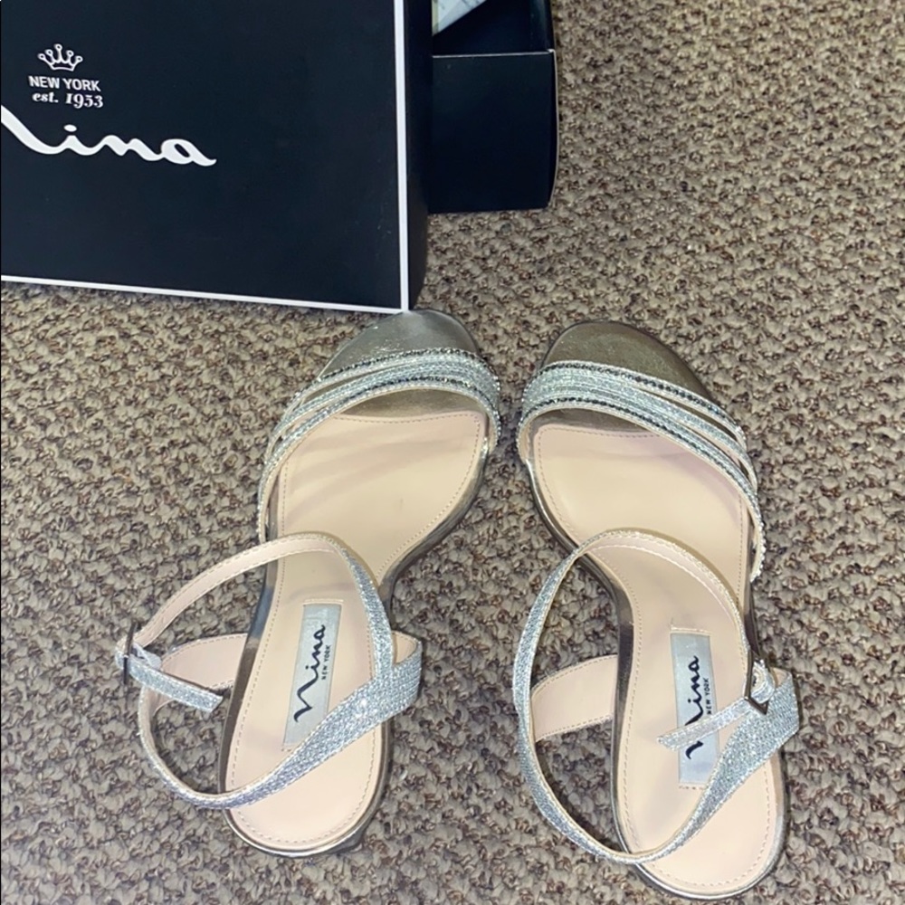 Nina Silver Dreamland heels